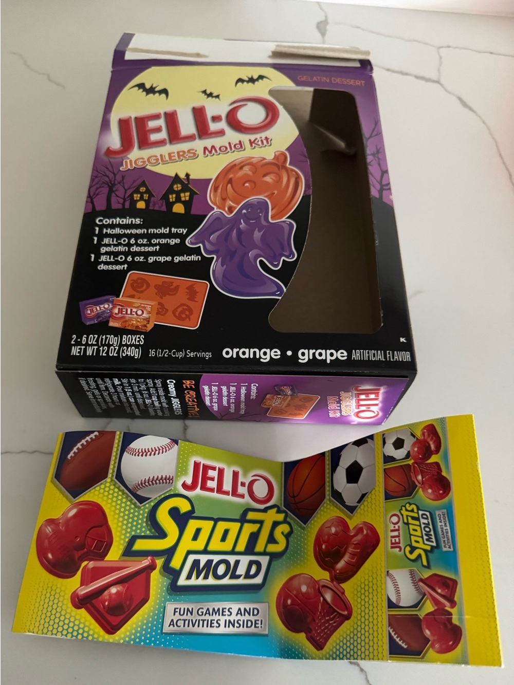 Jello Halloween & Sports Mold Kits